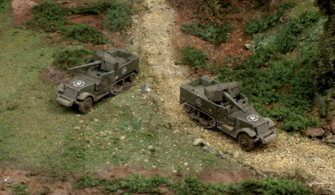 1:72 M3 75mm Gun Motor Carriage Scale - 2 modele