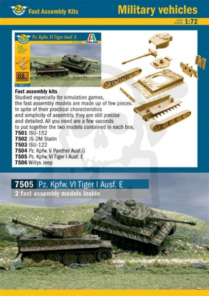 1:72 Pz.Kpfw.VI Tiger Ausf. E - 2 modele