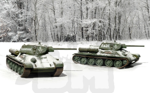 1:72 T-34/76 mode. 42 Russian Tank - 2 modele