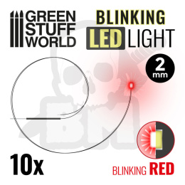 Blinking LEDs Red 2mm