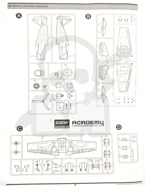 Academy 12481 F6F-5 Hellcat 1:72