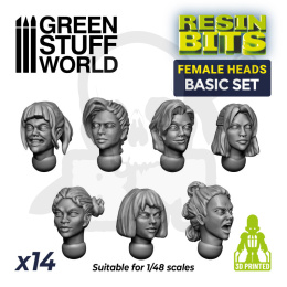 Female Heads Basic Set