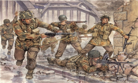1:72 WW2 British Paratroopers Red Devils