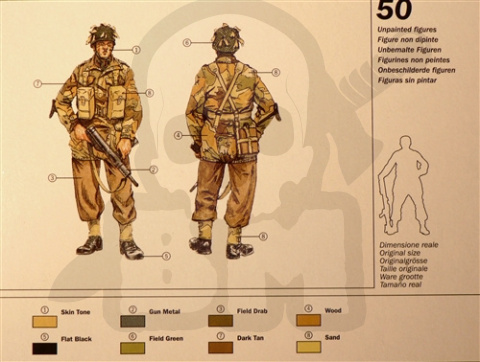 1:72 WW2 British Paratroopers Red Devils