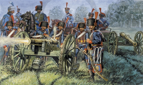 1:72 Napoleonic French Line Guard Artillery