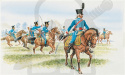 1:72 Napoleonic French Hussars 17szt.