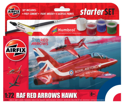 Airfix 55002 Small Beginners Set - Red Arrows Hawk 1:72