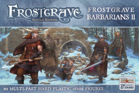 Frostgrave Barbarians II - barbarzyńcy - 20 szt.