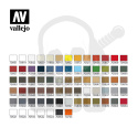 Vallejo 70172 Model Color Walizka 72 Basic Colors + pędzle