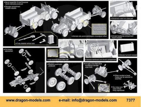 1:72 Kfz.70 6x4 Personeel Caarrier