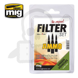 Ammo Mig 7452 Filter Set for Green Vehicles