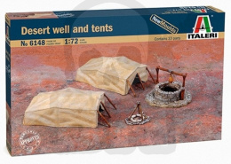 1:72 WWII Desert Well And Tents