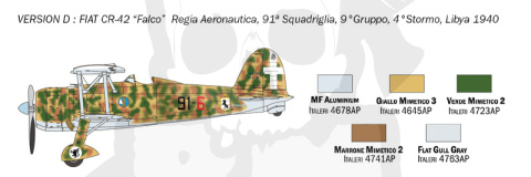 1:72 Fiat Cr.42 Falco Battle of Britan