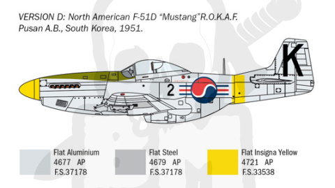 1:72 North American F-51D Korean War