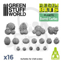 3D printed set Barrel Cactus - Kaktusy 16 szt.