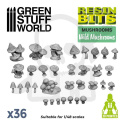 3D printed set Wild Mushrooms - grzyby 36 szt.