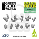 3D printed set Nopal Cactus - kaktusy 20 szt.