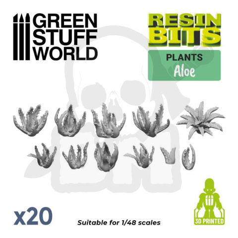 3D printed set Aloe - Aloes 20 szt.