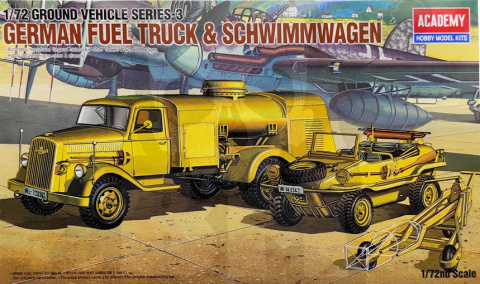 Academy 13401 German Fuel Truck + Schwimmwagen 1:72