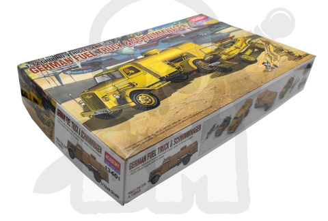 Academy 13401 German Fuel Truck + Schwimmwagen 1:72