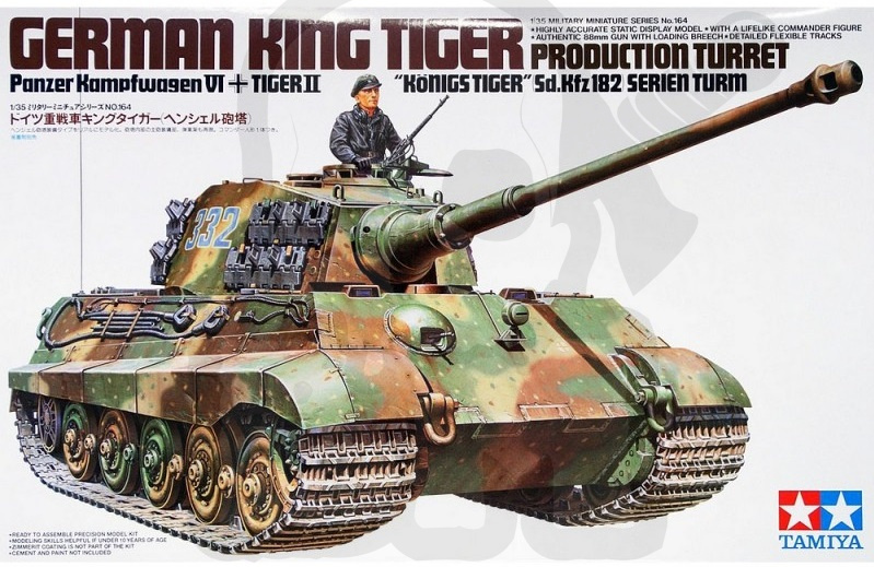 1:35 Tamiya 35164 King Tiger Prod. Turret