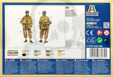 1:72 WW2 British Paratroopers Red Devils