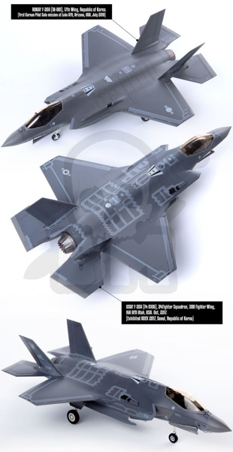Academy 12561 F-35A 7 Nations Air Force 1:72