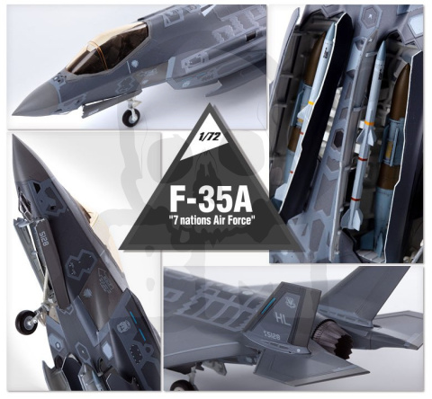 Academy 12561 F-35A 7 Nations Air Force 1:72