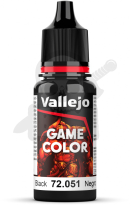 Vallejo 72051 Game Color 18ml Black