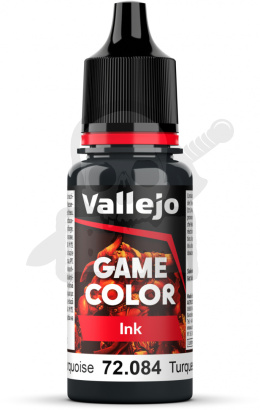 Vallejo 72084 Game Color Ink 18ml Dark Turquoise