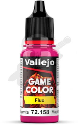 Vallejo 72158 Game Color Fluo 18ml Fluorescent Magenta