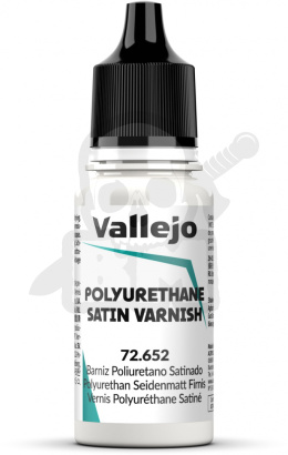Vallejo 72652 Polyurethane Satin Varnish 18 ml