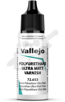 Vallejo 72653 Polyurethane Ultra Matt Varnish 18 ml