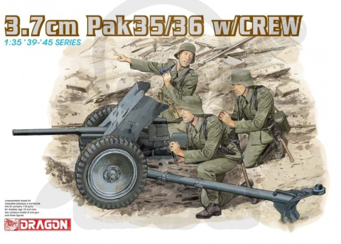 1:35 3.7 cm. PAK 36 w/Crew