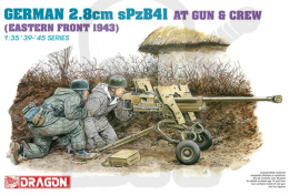 1:35 German 2,8cm Spzb41 At Gun W/Crew