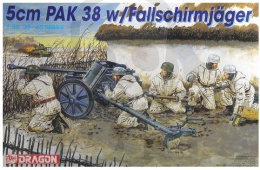 1:35 5cm Pak 38 W/Fallschirmjager W/Crew