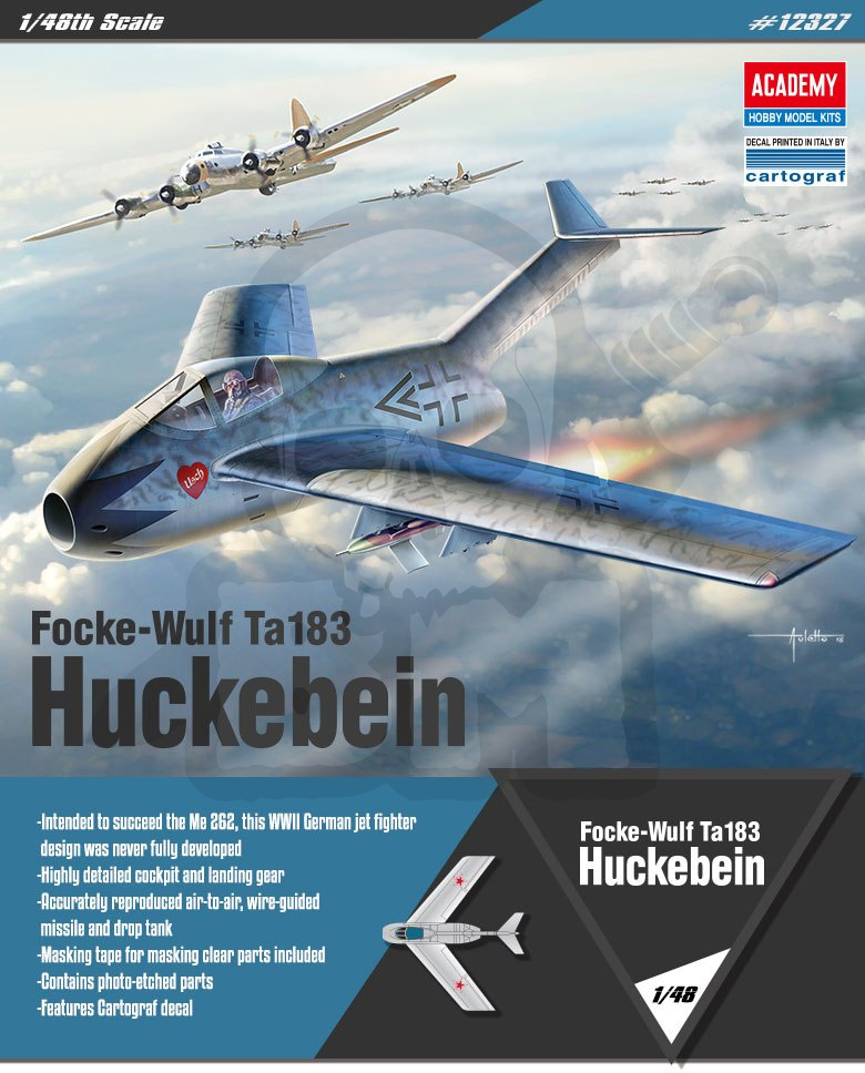 Academy 12327 Focke-Wulf TA183 Huckebein 1:48