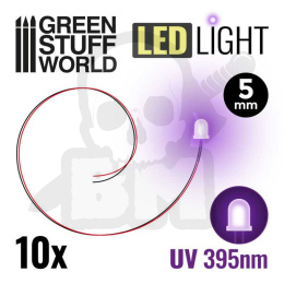 LEDs ULTRAVIOLET light - 5mm