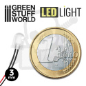 Zielone diody LED - 3mm
