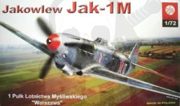 Plastyk S030 Jakowlew Jak-1M 1 Pułk Lotnictwa Myśliwskiego Warszawa 1:72