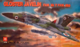 Plastyk S008 Gloster Javelin FAW.MK7/FAW.MK9 1:72