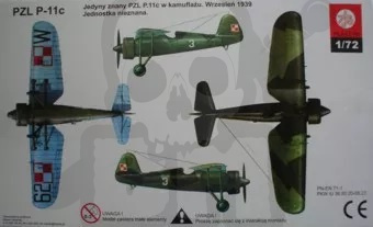 Plastyk S046 PZL P-11c Łaciata 3 1:72