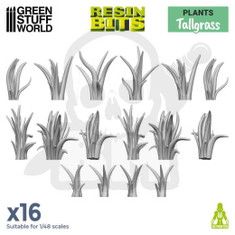 3D printed set Tall Glass Plants - rośliny 16 szt.