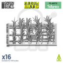 3D printed set Tall Glass Plants - rośliny 16 szt.
