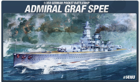 Academy 14103 Pancernik kieszonkowy Admiral Graf Spee 1:350