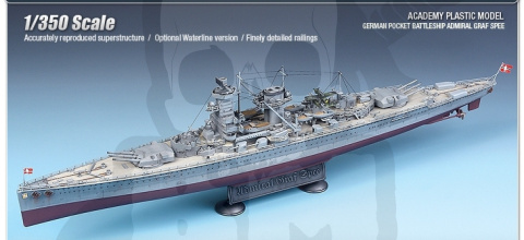 Academy 14103 Pancernik kieszonkowy Admiral Graf Spee 1:350