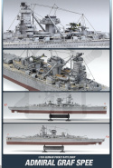 Academy 14103 Pancernik kieszonkowy Admiral Graf Spee 1:350