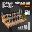 MDF Paint Organizer Front - organizer na farby