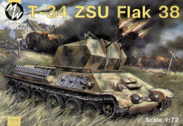 Military Wheels 7213 T-34 ZSU Flak 38 1:72