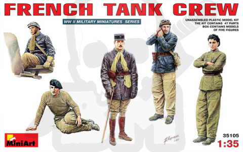 MiniArt 35105 French Tank Crew 1:35